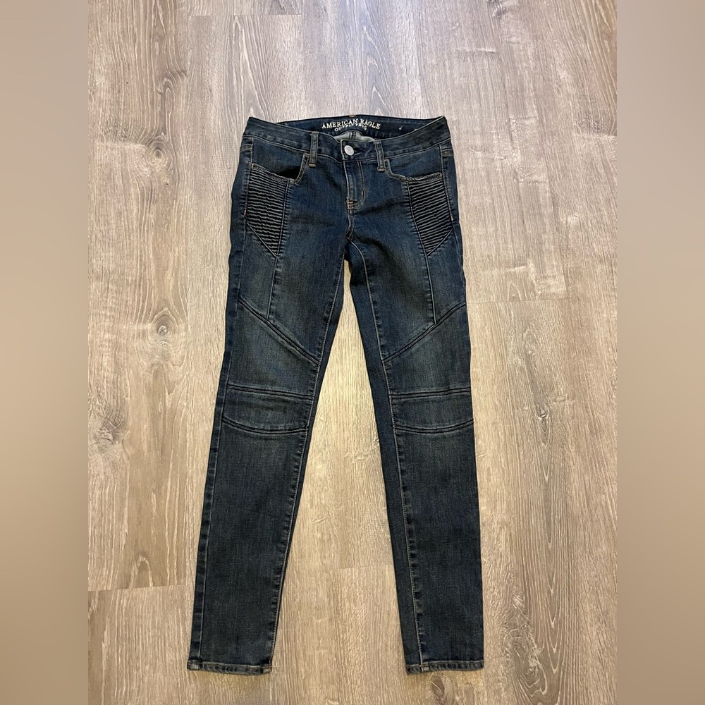 American Eagle Jegging Ankle Super Stretch Women’s Size 4 Denim Stretch